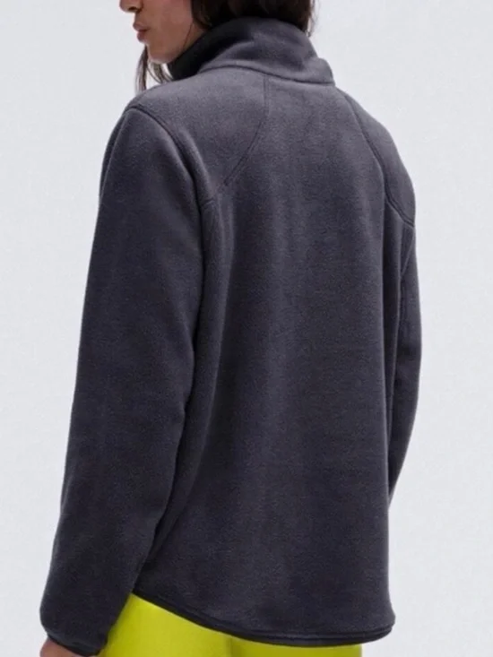 lululemon Athletica Dark Navy Quarter-Zip Fleece Pullover - Picture 6 of 8